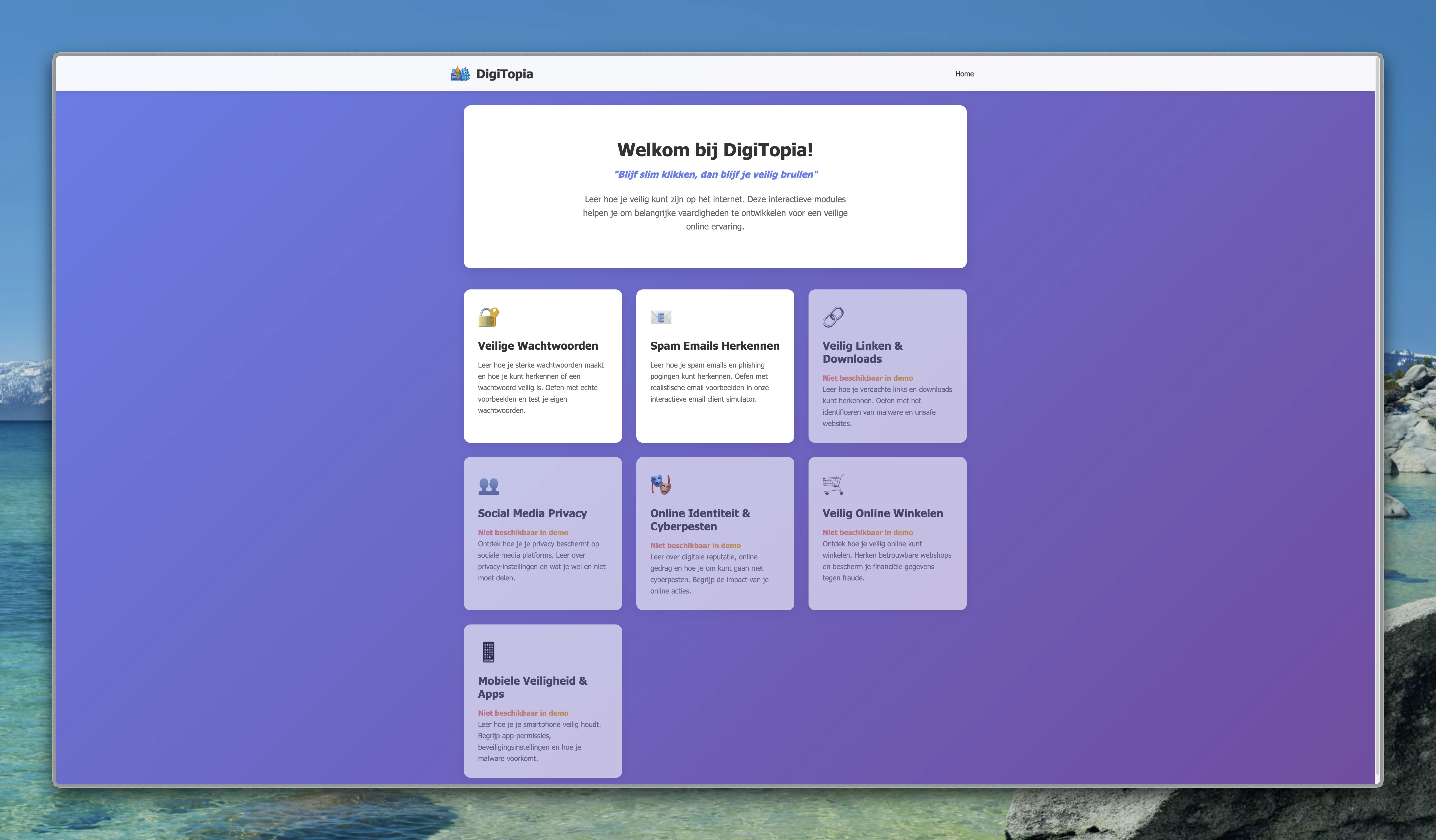 Screenshot of summerschool.lvanrem.com